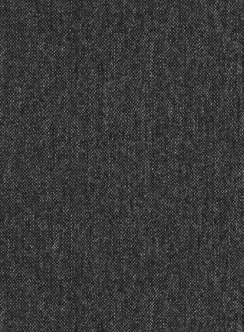 Stone Charcoal Highland Tweed Trousers - StudioSuits