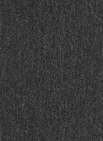 Stone Charcoal Tweed Overcoat - StudioSuits