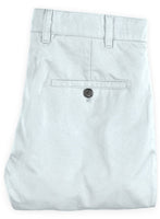 Washed Stretch Summer Weight Sky Blue Chino Pants - StudioSuits