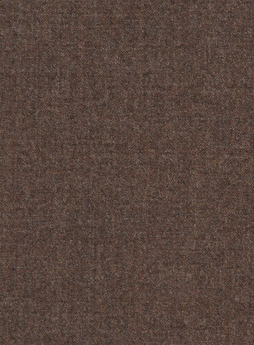 Brown Flannel Wool Suit - StudioSuits