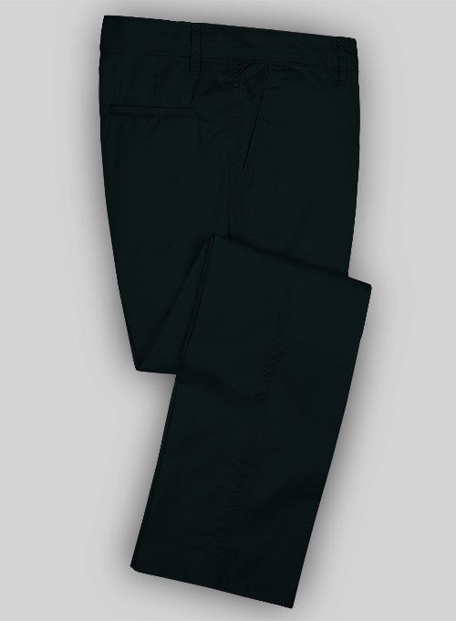 Washed Summer Weight Blue Black Chinos - StudioSuits