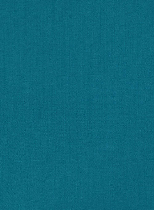 Teal Blue Wool Suit - StudioSuits