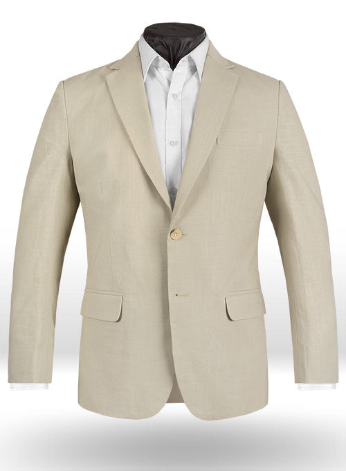 Tropical American Beige Linen Suit - StudioSuits