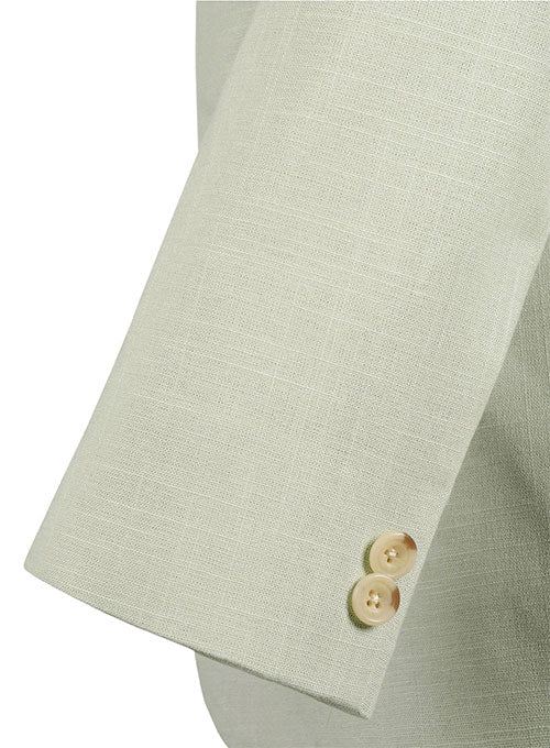 Tropical Light Beige Linen Suit - Special Offer - StudioSuits