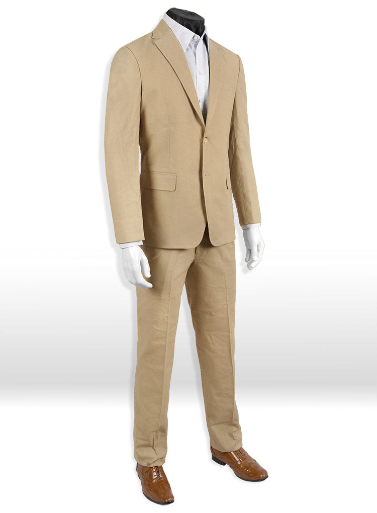 Tropical Tan Linen Suit - Special Offer - StudioSuits
