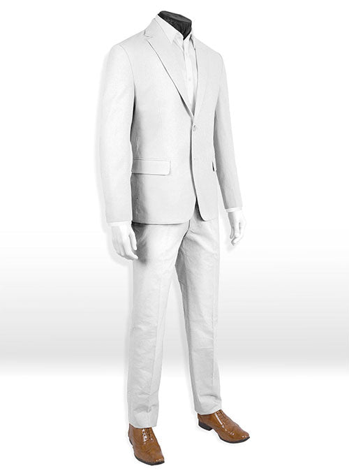 Tropical White Linen Suit - Special Offer - StudioSuits