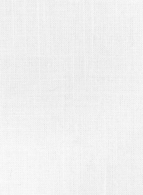 Tropical White Linen Pants - StudioSuits