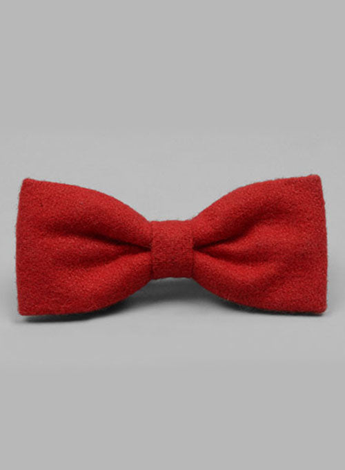 Tweed Bow - Vintage Plain Red - StudioSuits