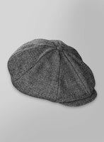 Vintage Glasgow Gray Tweed Newsboy Cap - StudioSuits