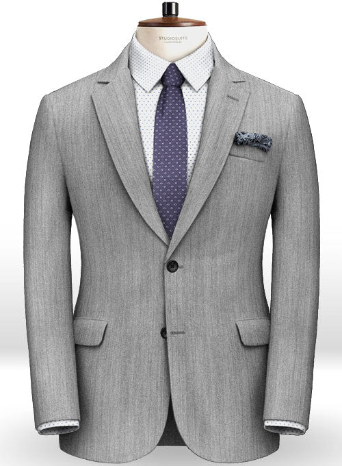 Washington Gray Stripes Pure Wool Suit - StudioSuits