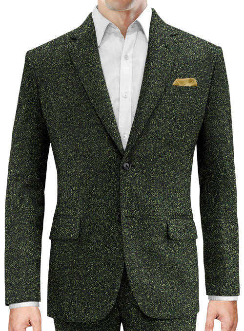 Yorkshire Green Tweed Jacket - StudioSuits