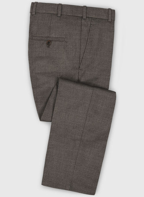 Lanificio Zegna Trofeo Brown Wool Pants – StudioSuits