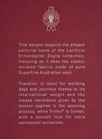 Lanificio Zegna Traveller Charcoal Wool Suit - StudioSuits