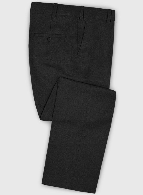 Ermenegildo Zegna TROFEO ブラックスラックス Zegna Trofeo Black Wool Pants – StudioSuits
