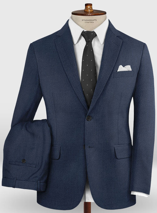 Lanificio Zegna Trofeo Royal Blue Wool Suit - StudioSuits