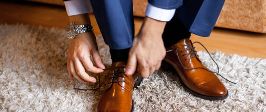 Styling your Blue Suit With Brown Shoes
