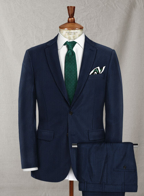 Suit Spotlight: The Napolean Blue Wool Suit