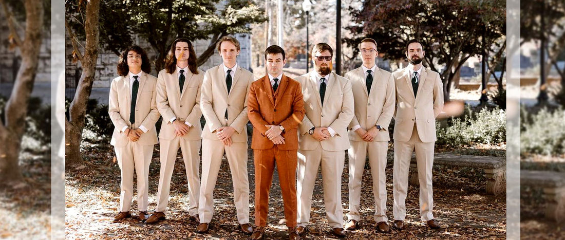 Ivory Beige Men Suits For Wedding Suits Groom Wear Tuxedo Italian Style  Prom Evening Dress Slim Fit Formal Blazer Best Man Jacket+Pants+Vest From  Leeweddingstore, $113.47 | DHgate.Com