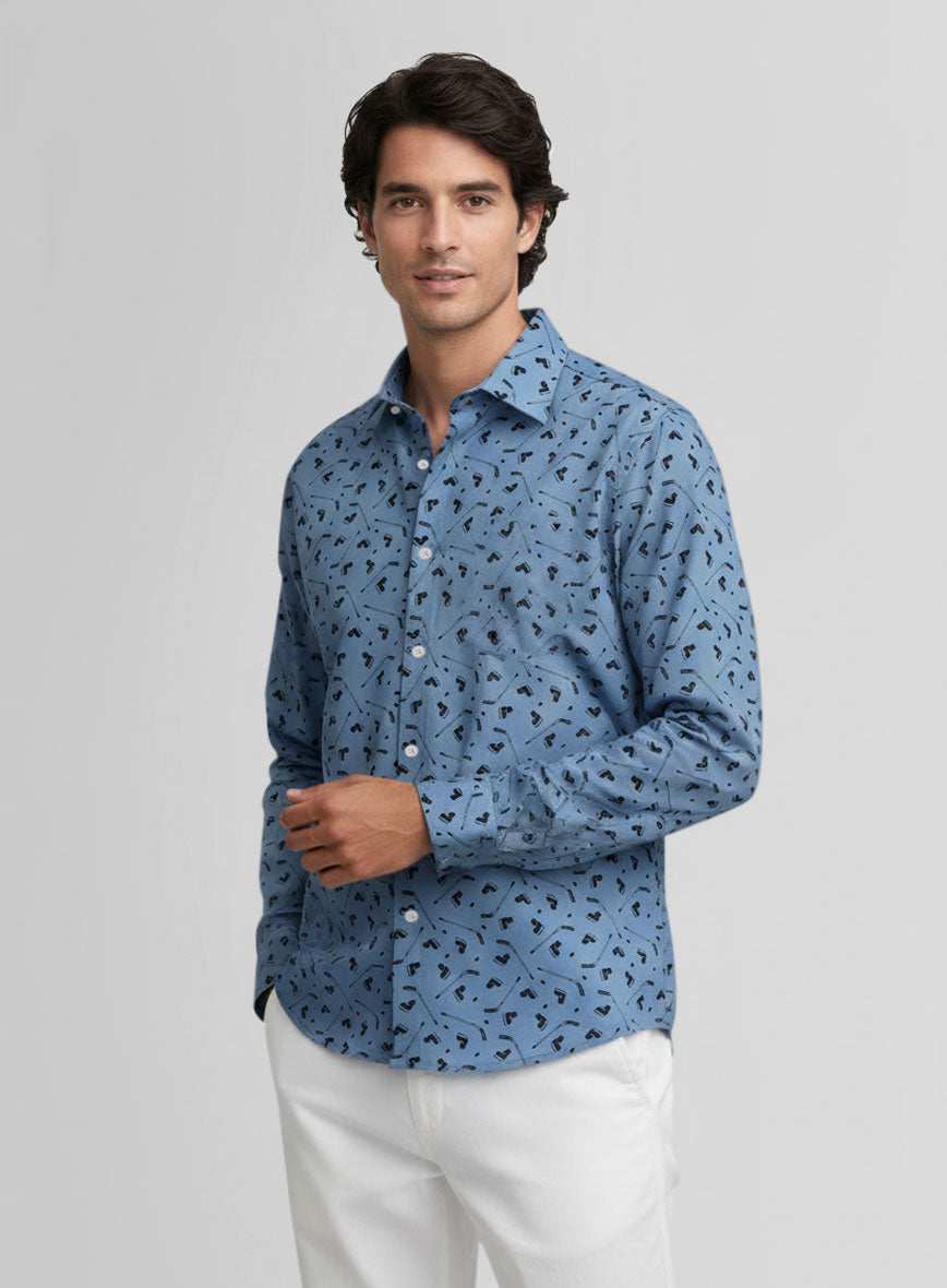 Midnight Rink Cotton Shirt - StudioSuits