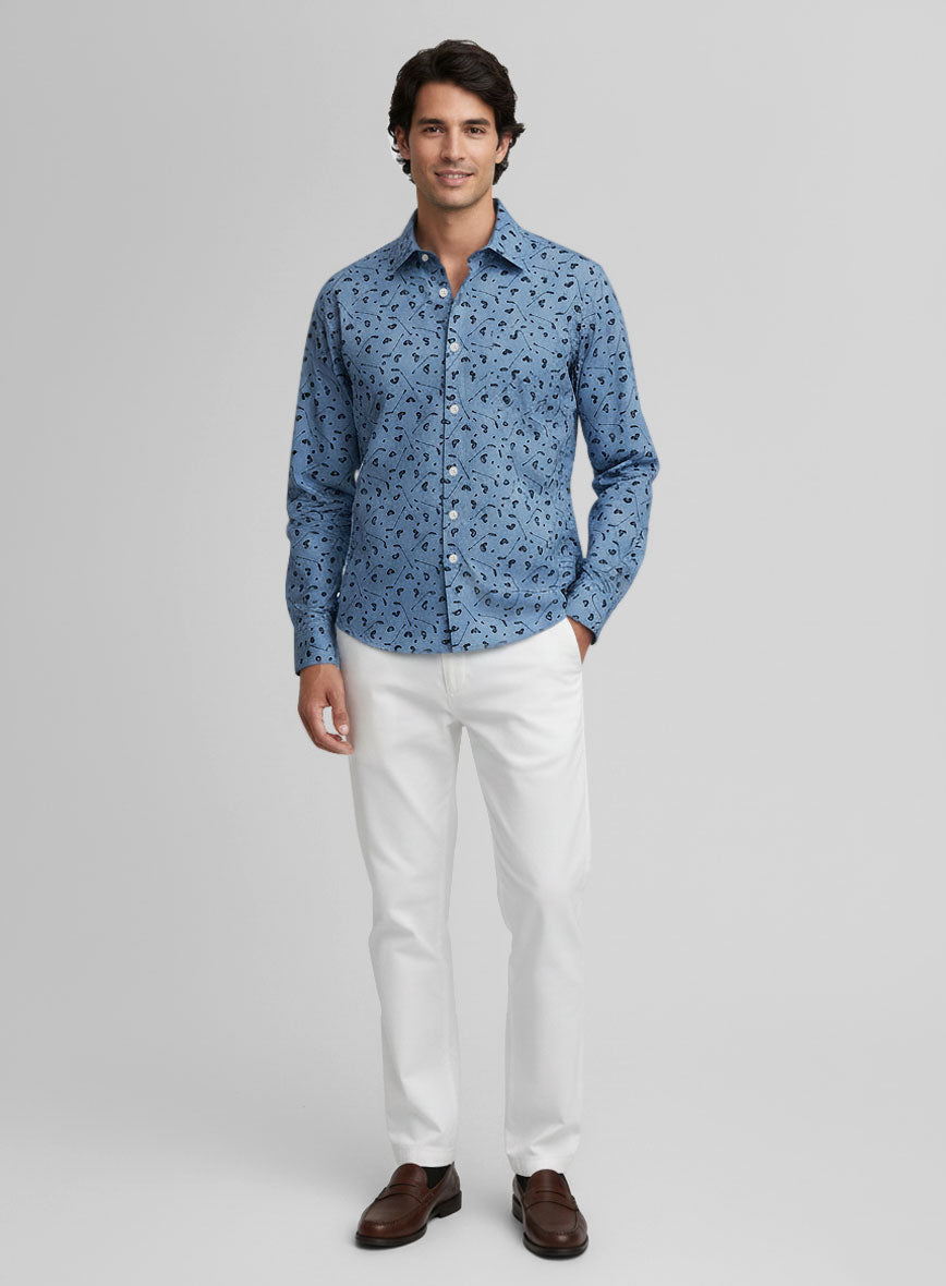 Midnight Rink Cotton Shirt - StudioSuits