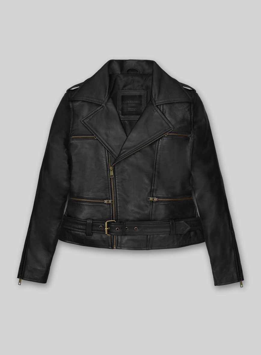 Women's Captain Marvel Leather Jacket - StudioSuits