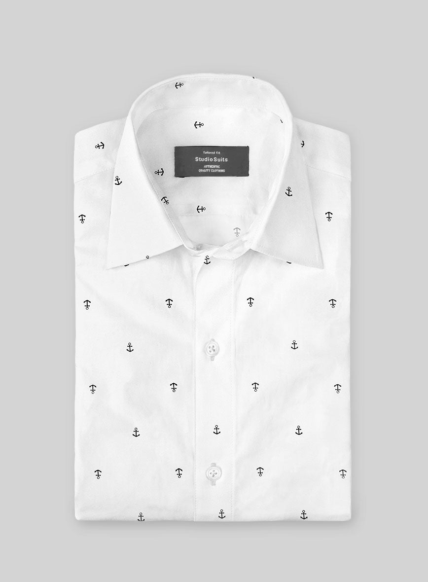 Anchorline Cotton Lycra Shirt - StudioSuits
