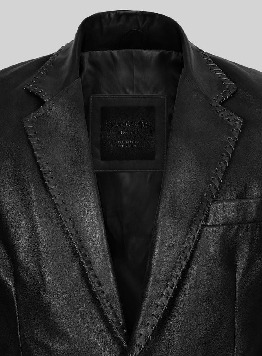Medieval Leather Blazer - StudioSuits
