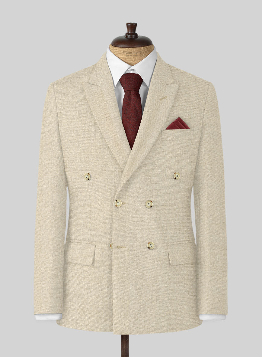 Naples Latte Tweed Jacket - StudioSuits