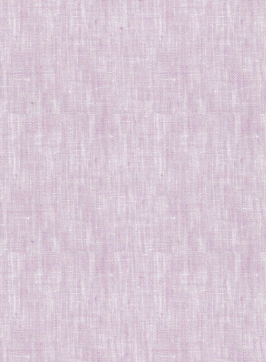 Women's European Light Violet Linen Shirt - StudioSuits