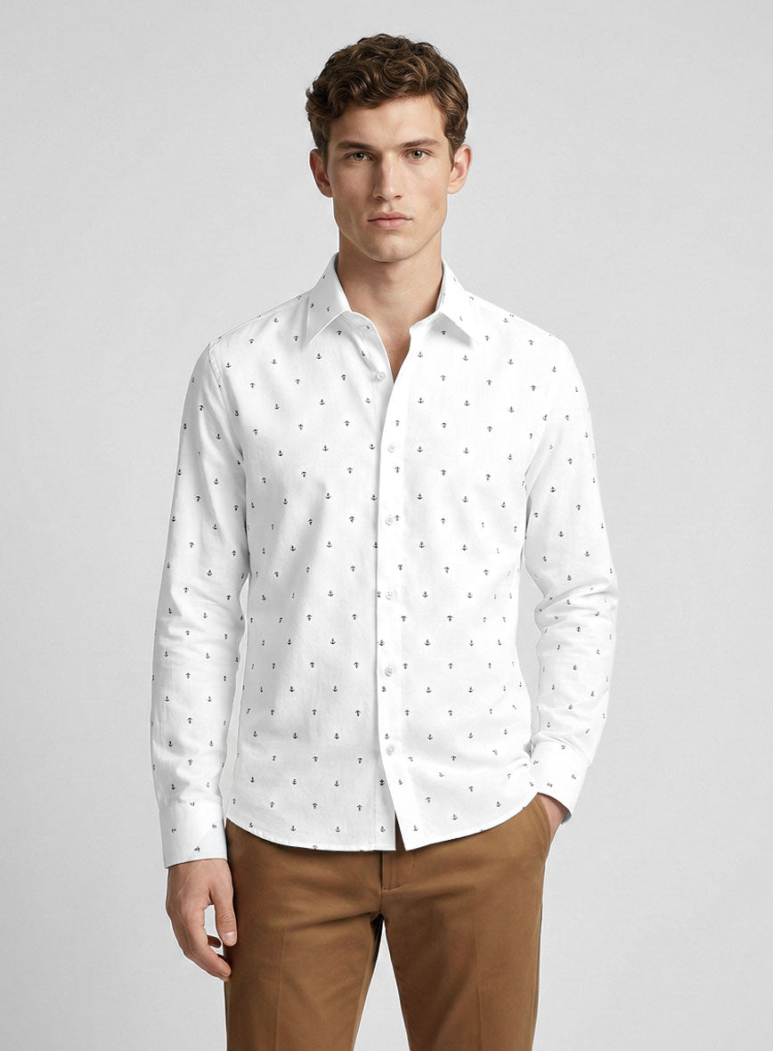 Anchorline Cotton Lycra Shirt - StudioSuits