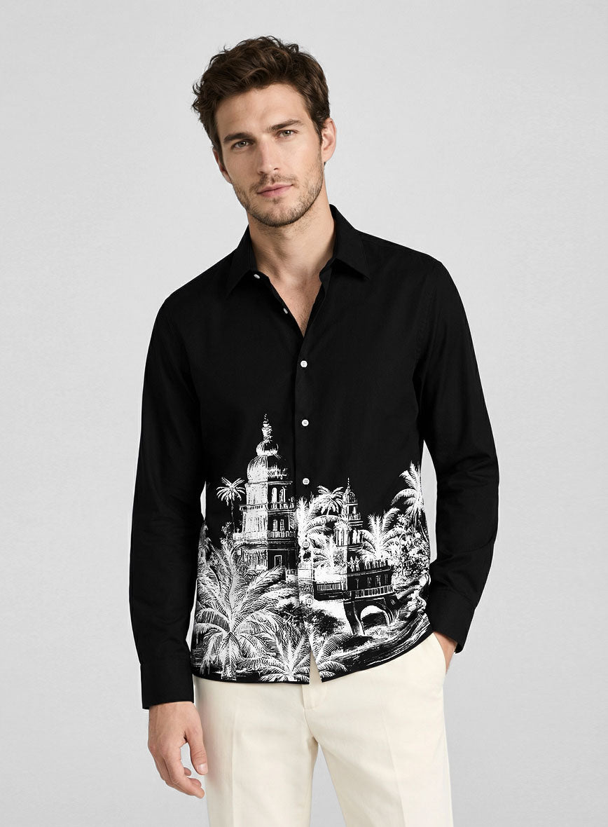 Inkframe Cotton Shirt - StudioSuits
