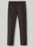 Brown Flecks Donegal Tweed Pants - StudioSuits