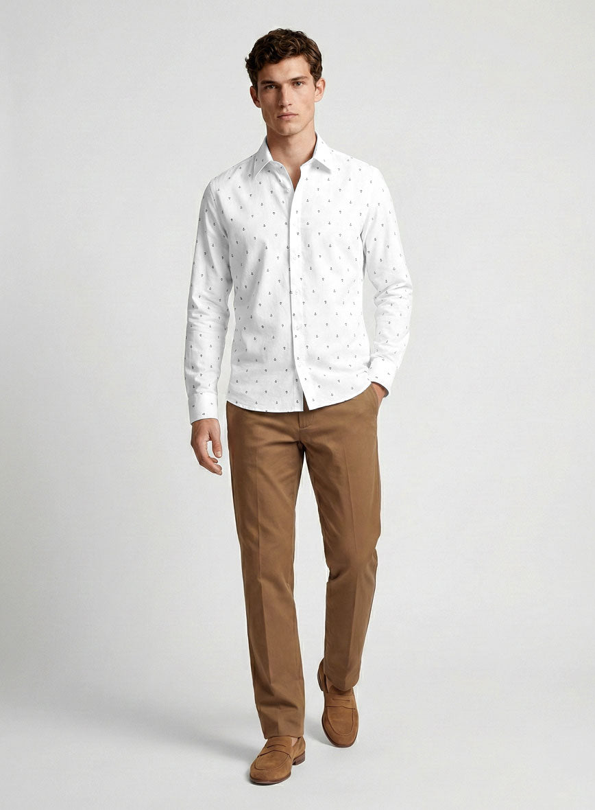 Anchorline Cotton Lycra Shirt - StudioSuits