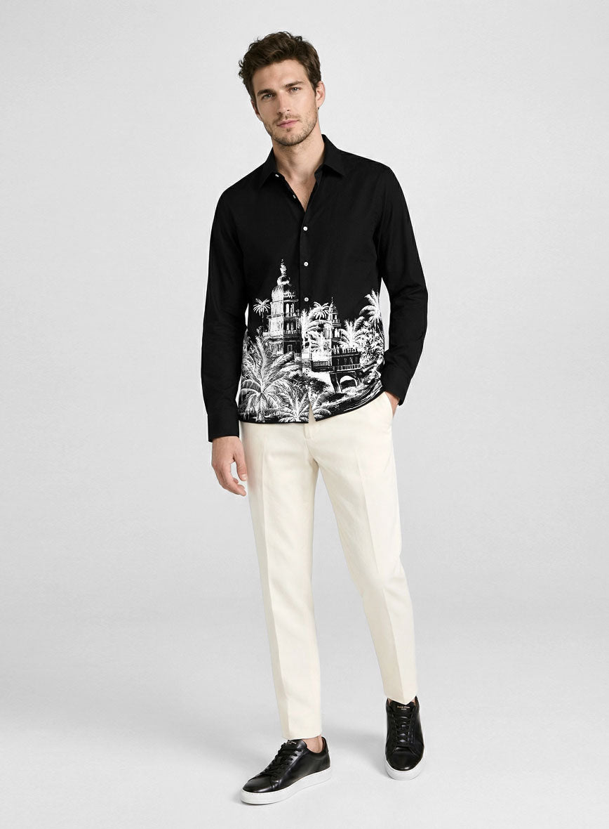 Inkframe Cotton Shirt - StudioSuits