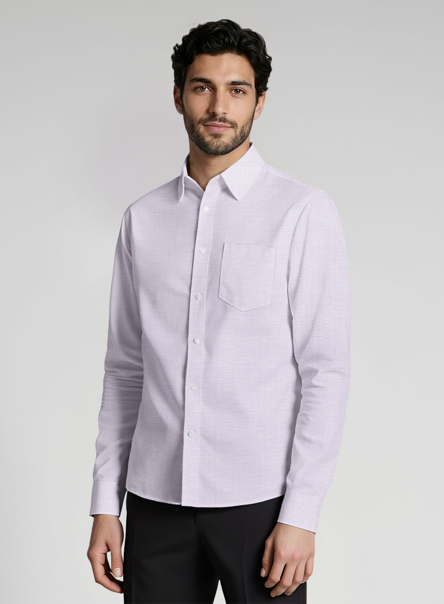 Northbridge Weave Cotton Lycra Shirt - StudioSuits