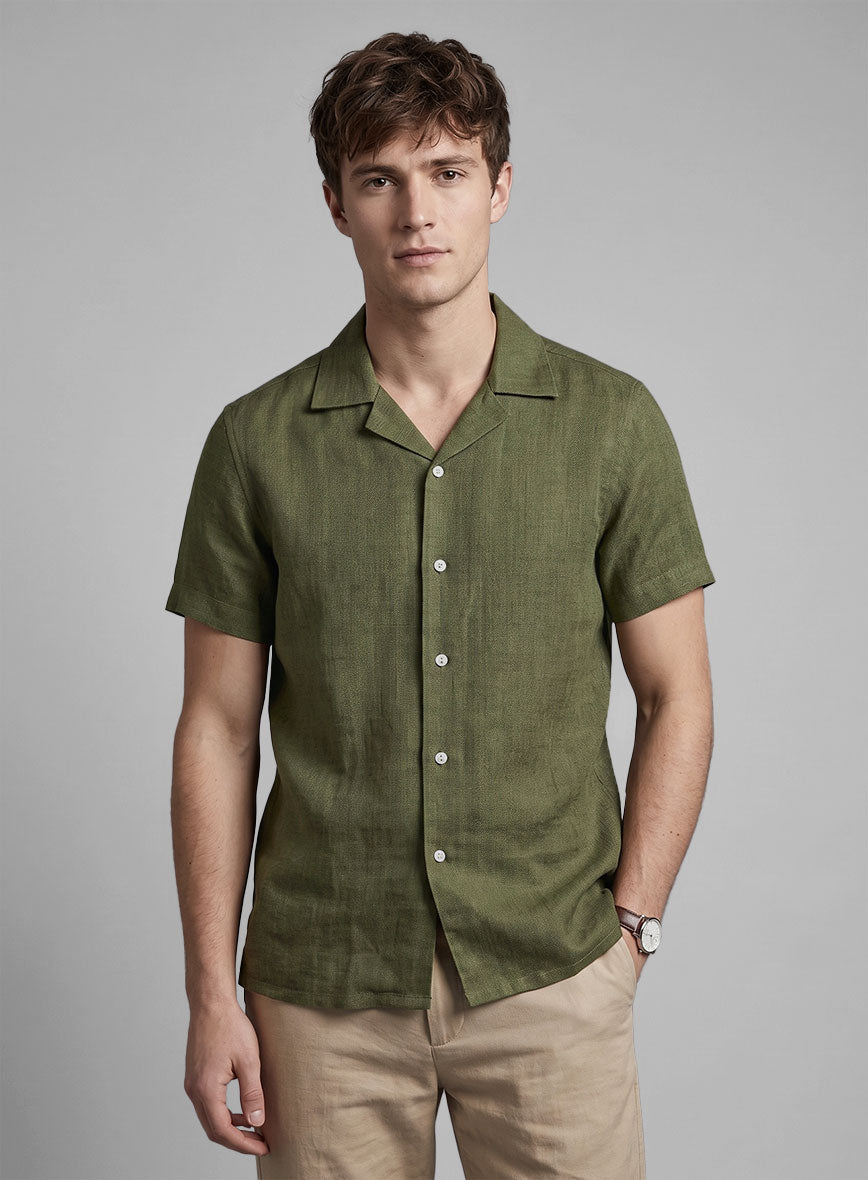 Cuban Collar Shirt - StudioSuits