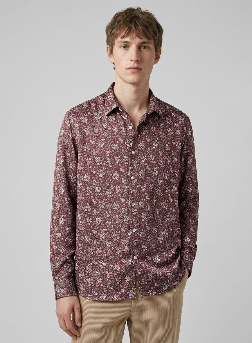 Thalia Silk Cotton Shirt - StudioSuits
