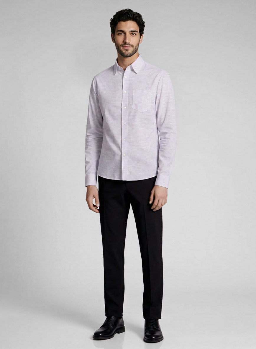 Northbridge Weave Cotton Lycra Shirt - StudioSuits