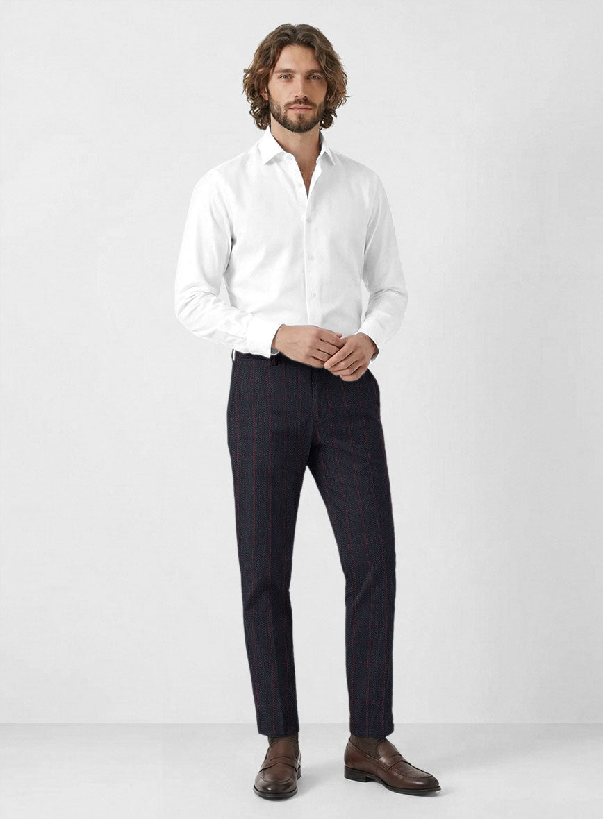 Solbiati Dark Blue Checks Seersucker Suit - StudioSuits