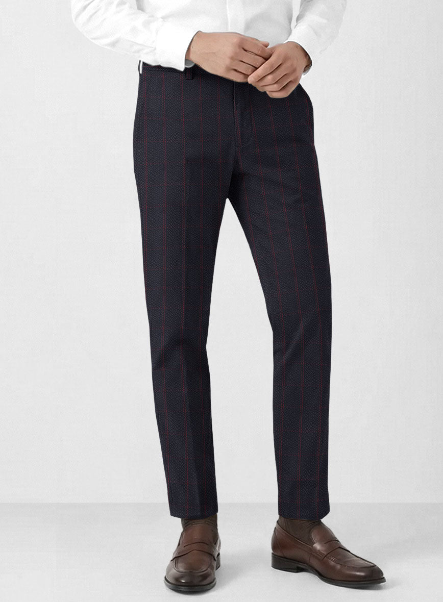 Solbiati Dark Blue Checks Seersucker Suit - StudioSuits