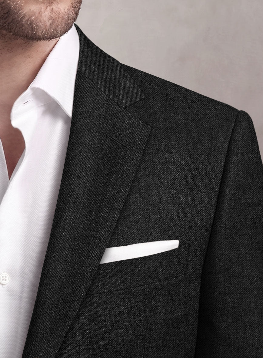 Loro Piana Suitmate Deep Charcoal Jacket - StudioSuits