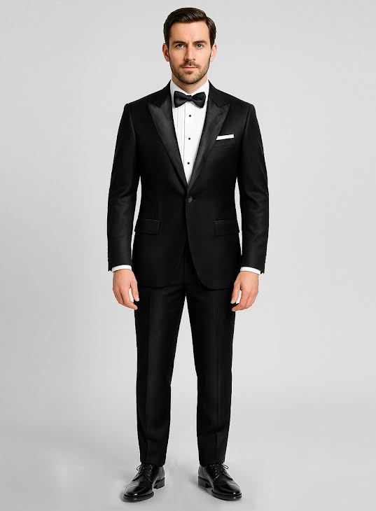 Black Rayon Tuxedo - StudioSuits