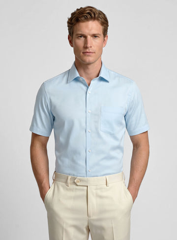 50's Cotton Dress Shirts - Half Sleeves - StudioSuits