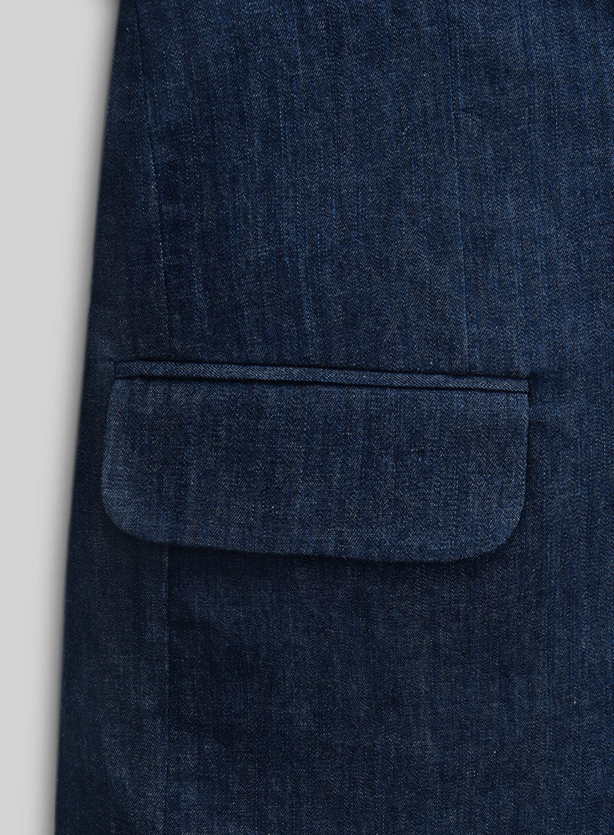 Light Weight Denim Suit