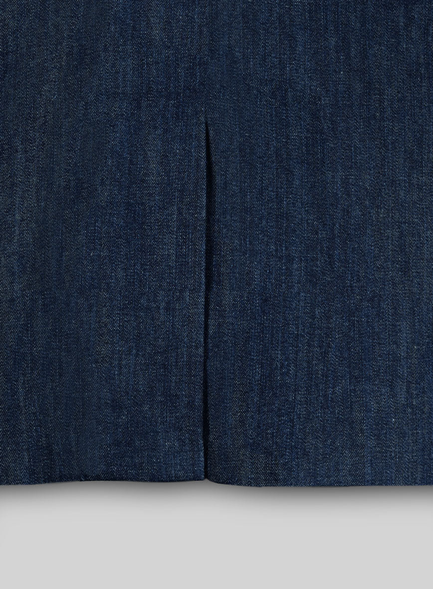 Light Weight Denim Blazer - StudioSuits