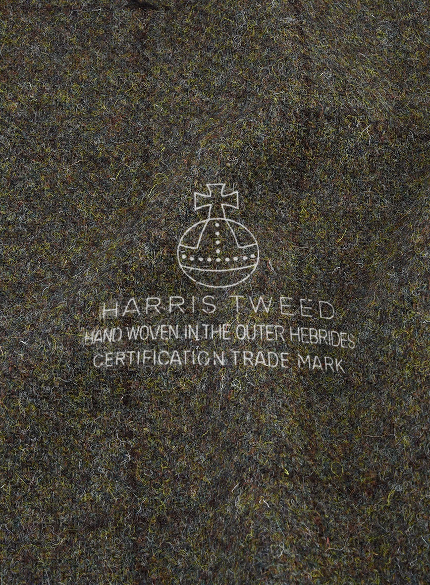 Harris Tweed Dark Green Check Suit - StudioSuits