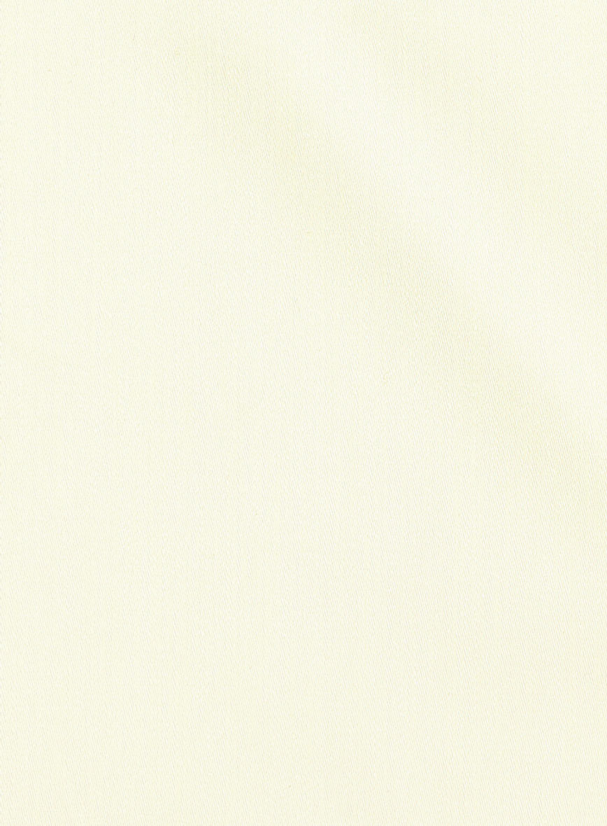 Giza Ivory Cotton Shirt - StudioSuits