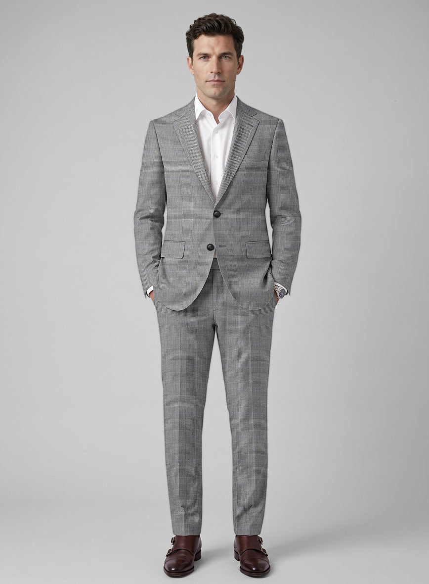 Hardy Minnis BW Prince of Wales Wool Suit - StudioSuits