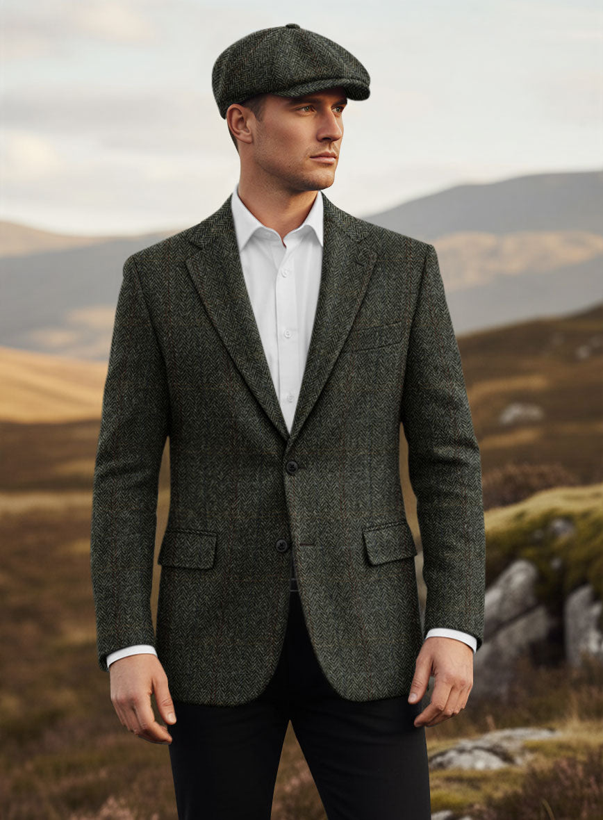 Harris Tweed Country Green Jacket - StudioSuits