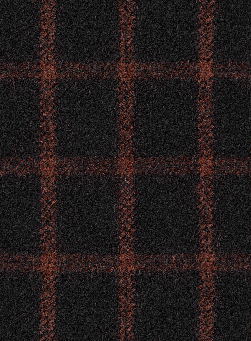 Highlander Heavy Black Check Tweed Jacket - StudioSuits